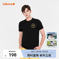 Lafuma 乐飞叶 户外纯色百搭男短袖T恤夏季简约圆领上衣LMTS1BS54Y