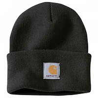 carhartt 男帽子腈纶弹力针织帽纯色正品A18