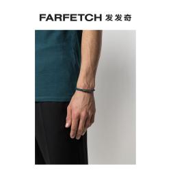 TATEOSSIAN 男士Charles 皮质编织手链FARFETCH发发奇