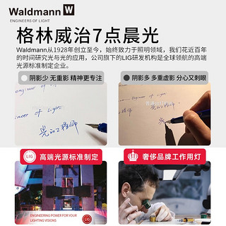 Waldmann 沃达迈 德国沃达迈儿童护眼台灯 学生钢琴学习书桌阅读专用落地LED大路灯 CIDOO4000K暖白光