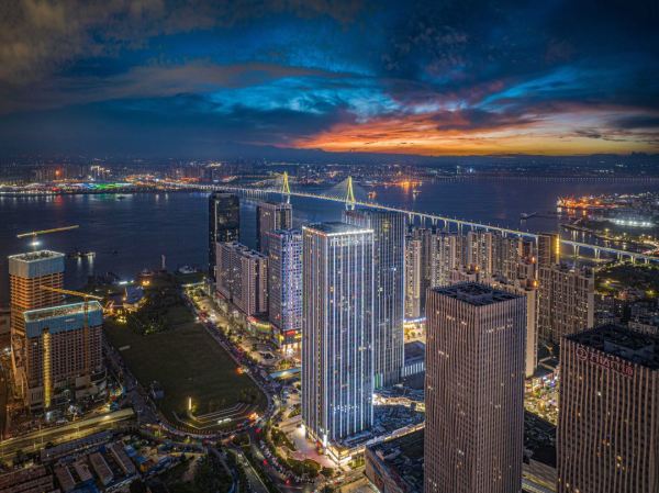 全程不加价!空中大堂!湛江金沙湾万达开元名庭酒店 开元名庭双床房2晚可拆分+双早