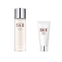 黑卡会员：SK-II 净肌护肤活肤 神仙水230ml＋洁面小样20g 温和不刺激 清爽舒适不紧绷