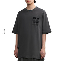 补贴购：ALPHA INDUSTRIES 男士印花饰徽标T恤 A5XTEM2055LXKGYX