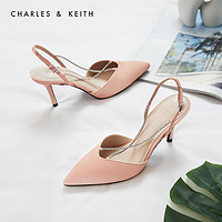 CHARLES & KEITH CHARLES&KEITH;早春新品CK1-60280280-A女士高跟凉鞋婚鞋 BLUSH浅红色 36