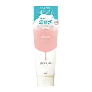 BCL 乐玩美研 momopuri蜜桃浓密泡泡洗面奶 150g