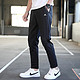 adidas 阿迪达斯 男裤运动裤子男 2023夏季新款跑步卫裤 GU1762/针织直筒/龙标/主图款 L