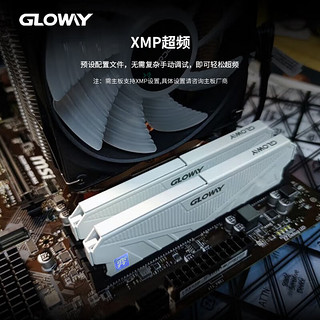 GLOWAY 光威 16GB(8GBx2)套装 DDR4 3200 台式机内存条 天策-弈系列 长鑫颗粒 CL14