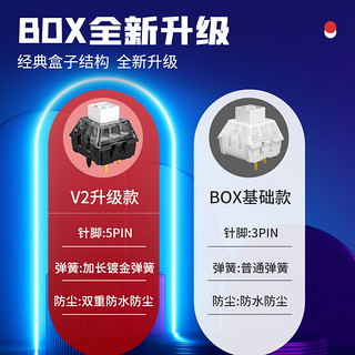 kailh BOX switch 凯华 BOX白轴V2 45颗