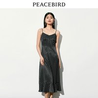 太平鸟 2023年夏季新款法式连衣裙女士收腰气质碎花吊带裙子女 设计感短款连衣裙 L