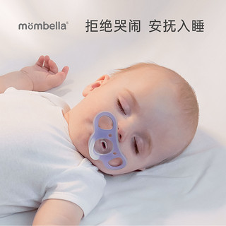 mombella妈贝乐考拉安抚奶嘴防胀气新生婴儿0到3个月日夜哄睡神器 圆头日款 1件
