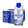 SANLIN 三麟 100%椰子水富含天然电解质泰国进口NFC椰青果汁1L*4瓶礼盒装