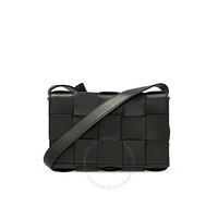 BOTTEGA VENETA Camping Intreccio   皮革斜挎盒子包