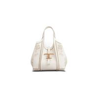 TOD'S 托德斯 TIMELESS 经典系列 女士牛皮革手提包 XBWTSBAO100ROR 奶白色 迷你