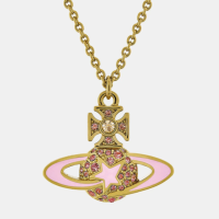 Vivienne Westwood 薇薇安·威斯特伍德 Darlene Gold-Tone and Crystal Necklace 项链