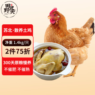 田野尽头 苏北老母鸡1.4kg