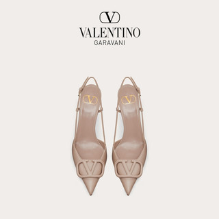 VALENTINO 华伦天奴 VLogo Signature系列 女士小牛皮高跟鞋 ZW2S0R01MZFP45 裸粉色 38.5