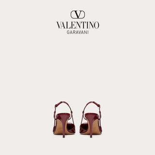 VALENTINO 华伦天奴 VLogo Signature系列 女士牛皮革高跟鞋 3W2S0R01TMKK9P 勃艮第红 38.5