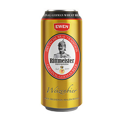 EWEN 意文 小麦白啤酒 易拉罐装 500ml 德国原装进口