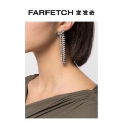 ISABEL MARANT 女士不对称晶饰吊饰耳环FARFETCH发发奇