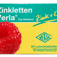 Verla 德国Verla锌片 树莓味儿童补锌咀嚼片 50粒