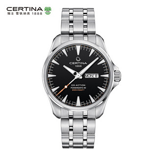 CERTINA 雪铁纳 自动机械钢带男表 C032.430.11.051.00+赠蓝牙耳机+200元e卡+背包伞