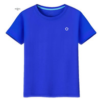 缔鲸(DIJING)贝壳找房工作服T恤印logo苹果工装短袖定制文化广告衫纯棉衣服夏 蓝色 S