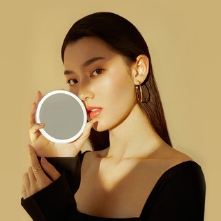 AMIRO/觅光随身日光镜FREE系列LED化妆镜带灯便携补光美妆镜子