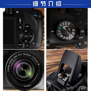 Canon 佳能 EOS 2000D 单反相机数码照相机入门级配18-55套机 2000D单机+18-55mm 镜头