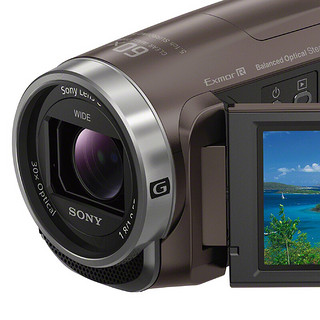 索尼（SONY）HDR-CX680 高清数码摄像机 5轴防抖 30倍光学变焦 家用DV/摄影/录像（棕色）