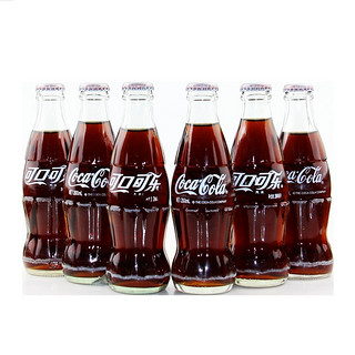 可口可乐 玻璃瓶小瓶老式玻璃可乐碳酸饮料玻璃瓶汽水怀旧饮料聚会 可口可乐200mlX24瓶