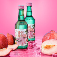 海莱特 韩国进口烧酒12度 果味清酒预调烧酒水蜜桃味360ml*1瓶