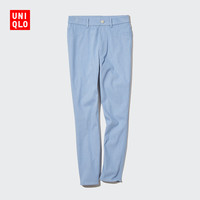  UNIQLO/优衣库 高弹力 女士高腰紧身七分裤  160/66A/M