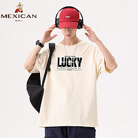 Mexican 稻草人 男士220g重磅纯棉短袖T恤 JH-T63012