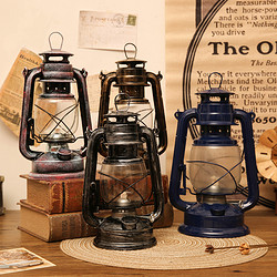 老式复古煤油灯摆件怀旧老物件仿古马灯手提户外露营灯装饰品道具