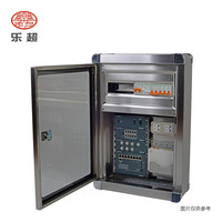 乐超 L3-QR-486014M 明装20回路强弱电一体箱防尘配电箱防火防漏电防尘不锈钢门强电布线箱配电箱