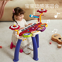 babycare 电子琴初学可弹奏宝宝音乐早教玩具1-3岁男女孩