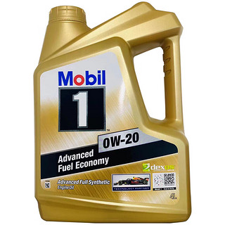 Mobil 美孚 金装1号全合成机油 0W-20 4L/桶 SP级 亚太版