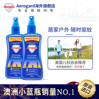 Aerogard澳乐家驱蚊液 婴幼儿驱蚊喷雾 驱蚊喷雾250ml*2瓶