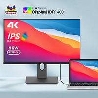 移动端、京东百亿补贴：ViewSonic 优派 VG2481-4K 23.8英寸 IPS 显示器（3840×2160、60Hz、100%sRGB、HDR400、Type-C 96W）