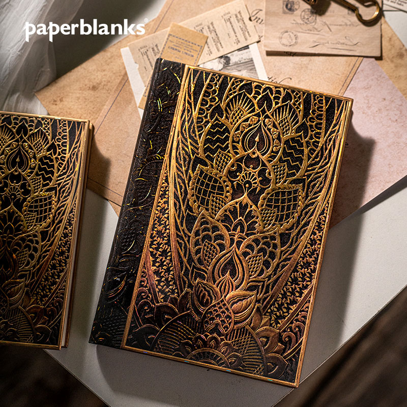 Paperblanks 佩兰克笔记本本子手账手帐本学生精致文艺商务送礼办公读书阅读笔记摘抄纽约装饰系列查宁崛起 查宁崛起/小本/有线