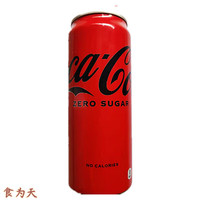 可口可乐 Coca-Cola日本进口 可口可乐 Coca-Cola铝罐版可乐收藏版碳酸饮料网红汽水肥宅水500ml 零糖碳酸饮料500ml*4罐