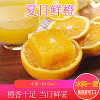 誉福园誉福园湖北秭归夏日鲜橙夏橙 中果（60-65mm）橙香十足 9斤