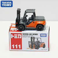 TOMICA 多美卡 TOMY多美卡仿真合金小汽车模型男孩玩具车模工程运输车叉车859918