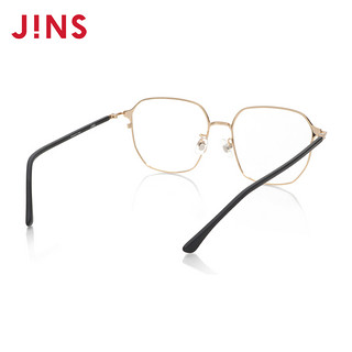 JINS睛姿近视镜金属大方框时尚简约可加配防蓝光镜片UMF22S137