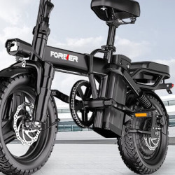forever 永久 f6-4 电动自行车 tdt362z 48v8ah锂电池 黑色