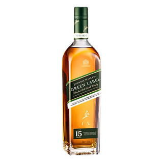 尊尼获加（JOHNNIE WALKER）名企严选 尊尼获加 JOHNNIE WALKER威士忌洋酒黑牌红牌黑方红方 尊尼获加绿牌绿方15年750ml无盒