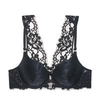 夏娃的诱惑橙香之恋内衣女小胸聚拢夏季蕾丝美背文胸光面露背胸罩