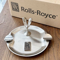 Rolls-Royce 劳斯莱斯 雪茄烟灰缸金色银色复古茄缸摆件