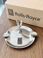 Rolls-Royce 劳斯莱斯 雪茄烟灰缸金色银色复古茄缸摆件