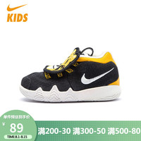 NIKE 耐克 童鞋幼童小老虎低帮篮球鞋AT5708-001 25